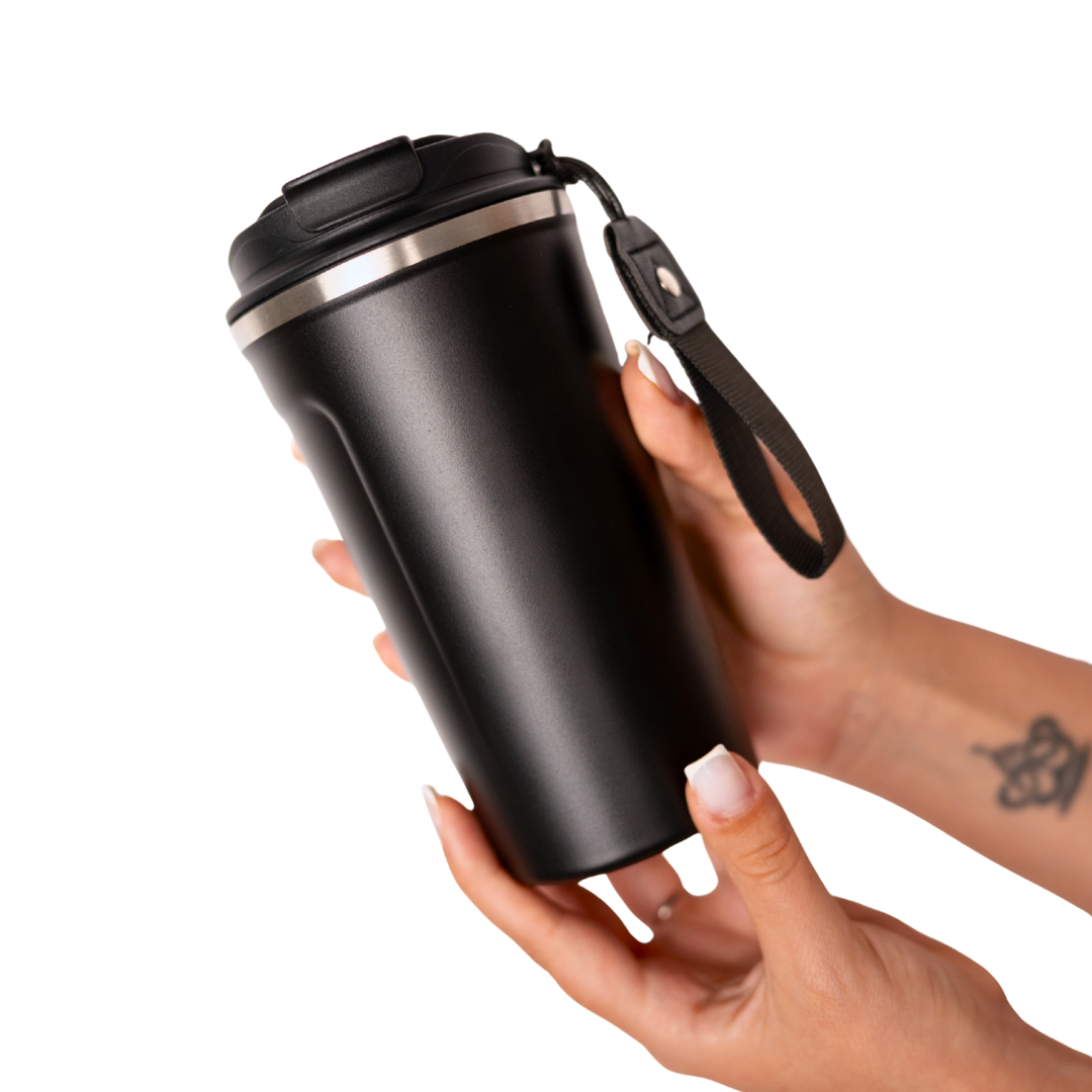 CafeMug - Cană Termos cu Indicator al Temperaturii
