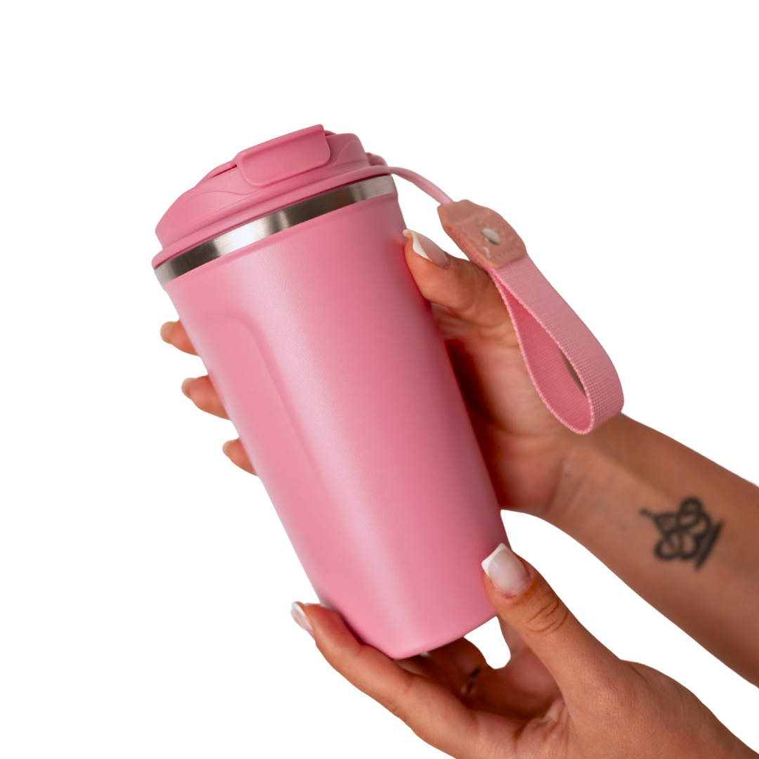 CafeMug - Cană Termos cu Indicator al Temperaturii