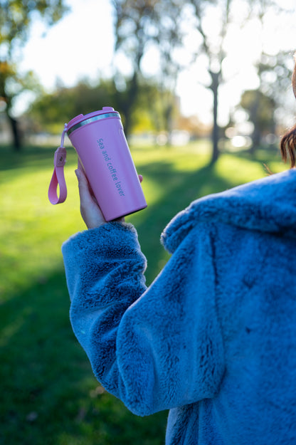 CafeMug - Cană Termos cu Indicator al Temperaturii